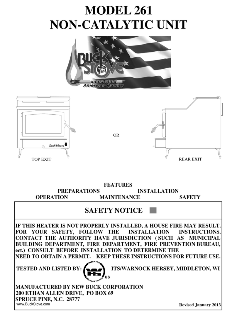 Buck 261 Installation, operation and maintenance instructions