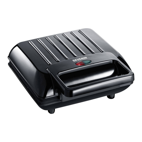 SEVERIN Waffle iron User manual SEVERIN Waffle iron User manual