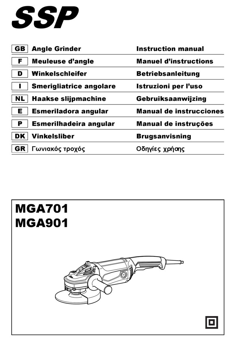 SSP MGA701 instruction manual