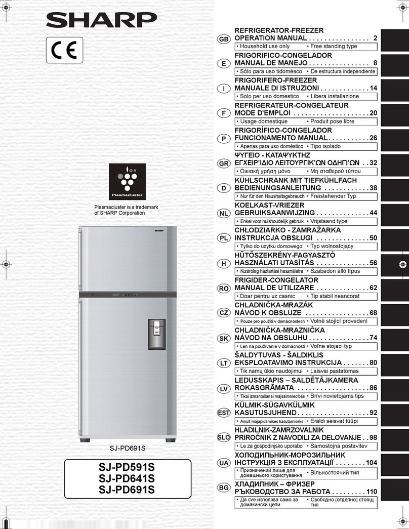 Sharp SJ-PD591SL User manual