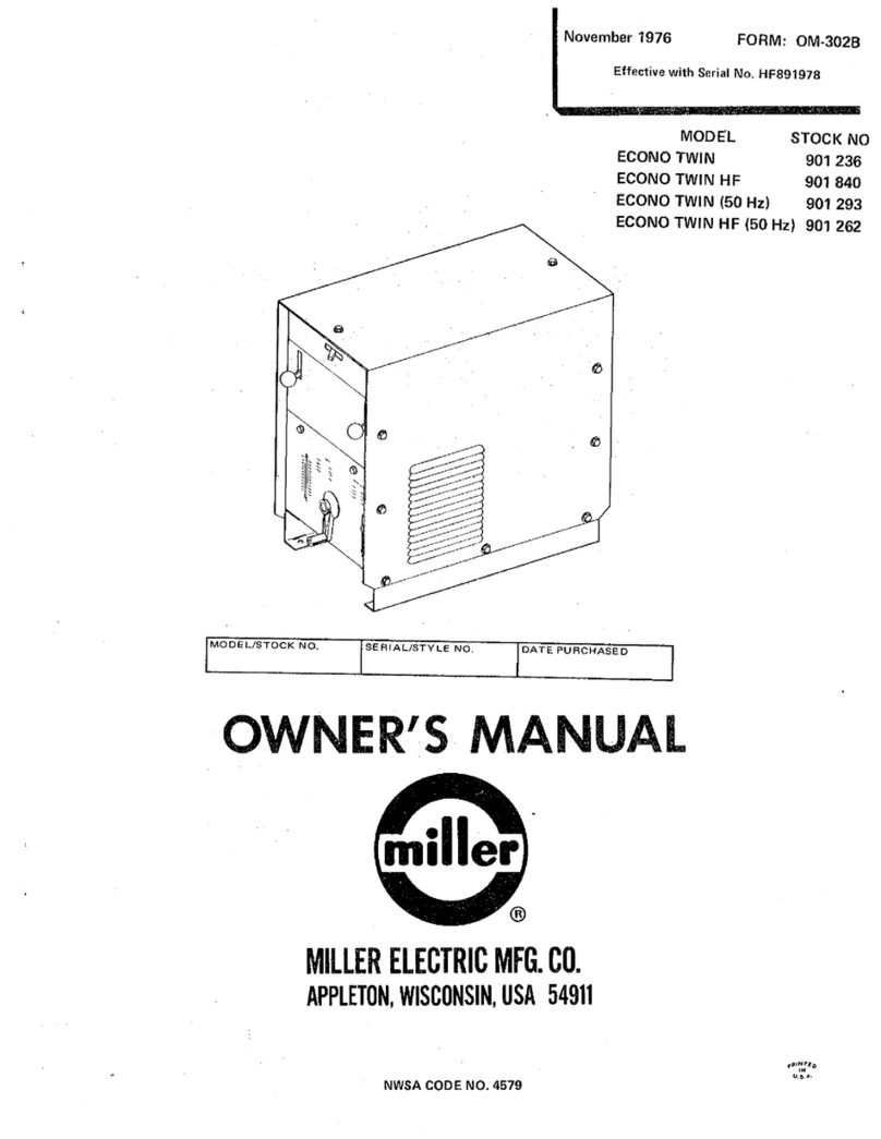 Miller econo twin owner's manual