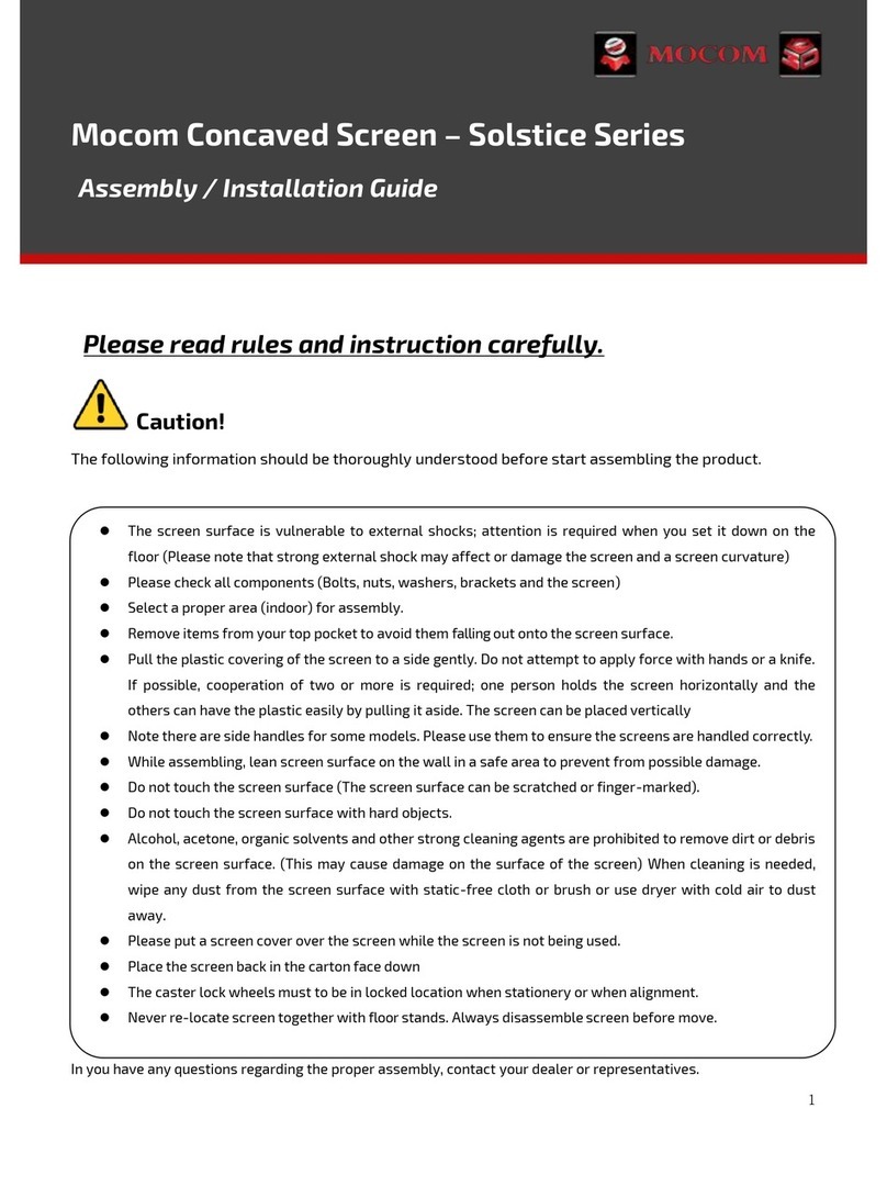 Mocom solstice series User manual