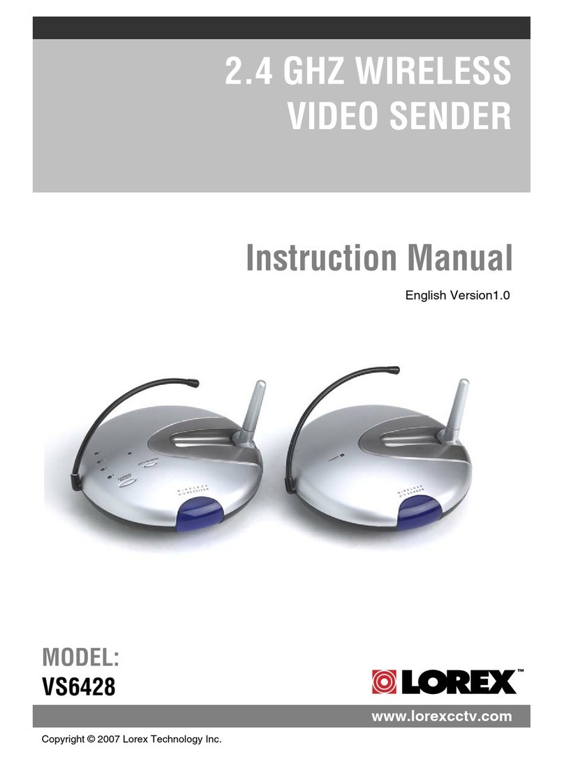 Lorex VS6428 instruction manual