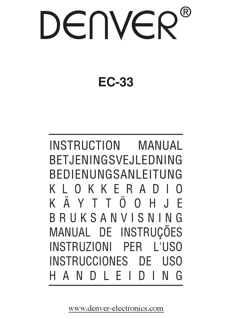 Denver EC-33 instruction manual
