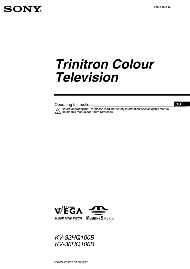 Sony KV-32HQ100B User manual