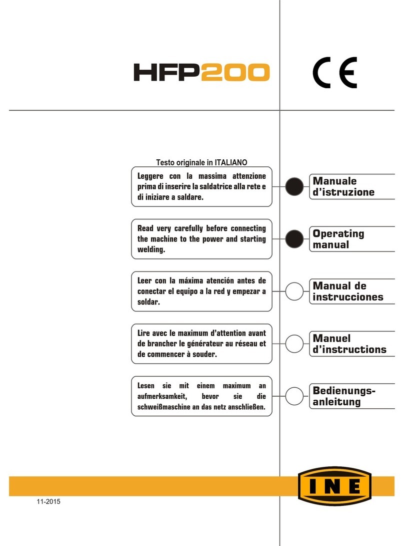 INE HFP200 operating manual