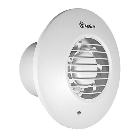 Xpelair SSSFC100 Installation and Maintenance