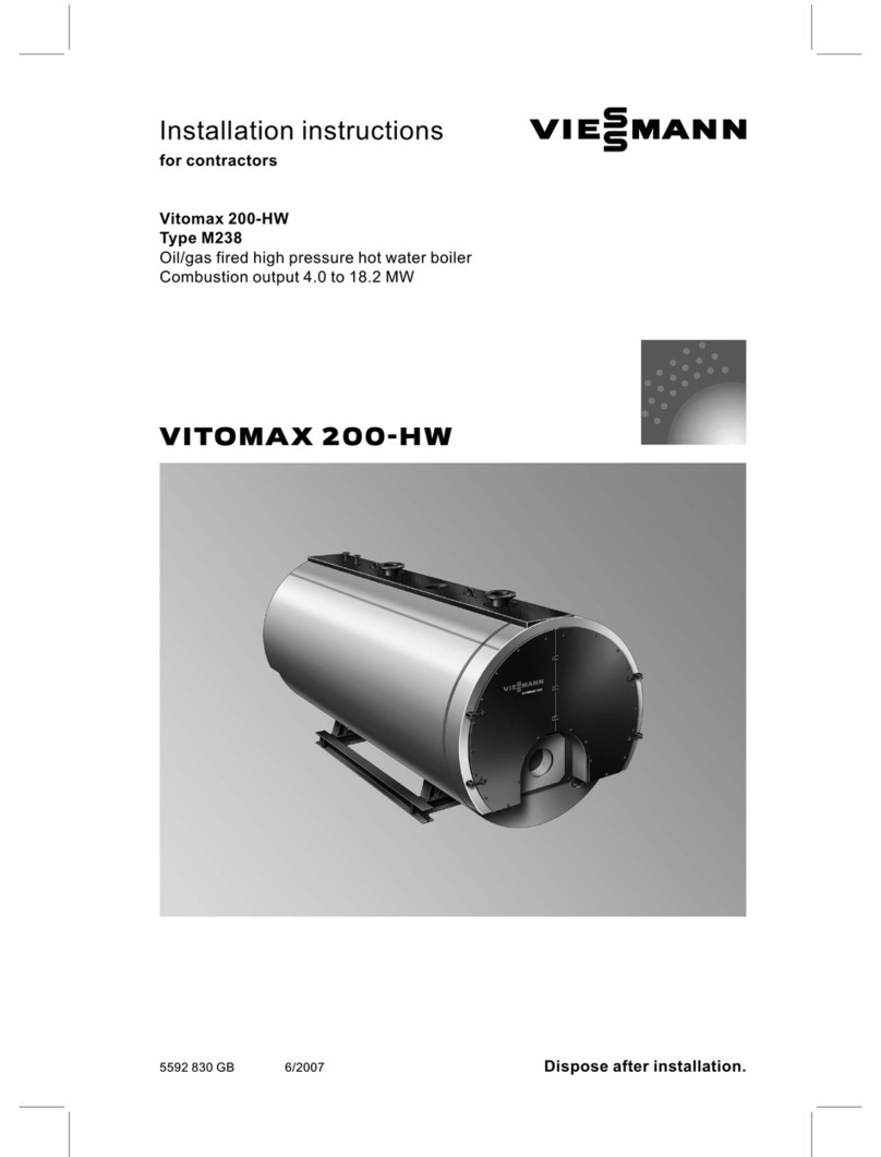 Viessmann VITOMAX 200-HW installation instructions
