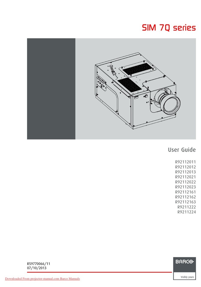 Barco SIM 7Q User manual Barco SIM 7Q User manual