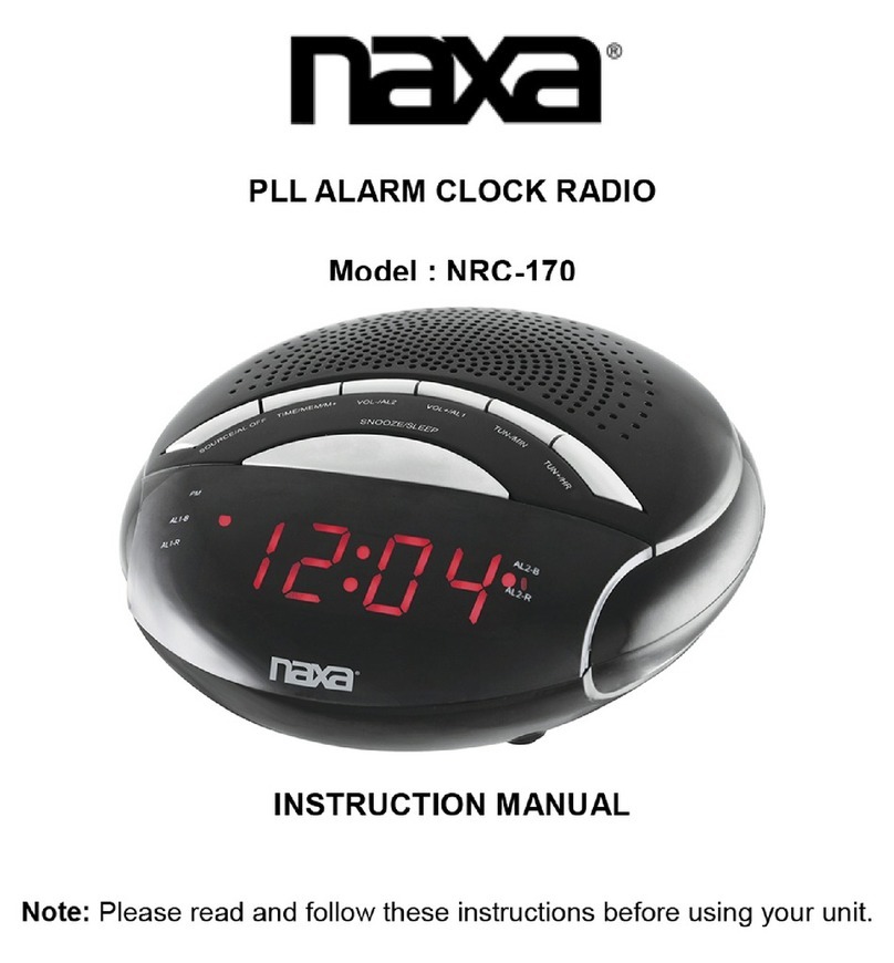 Naxa NRC-170 instruction manual