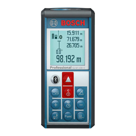 Bosch GLM 100 C Professional User manual