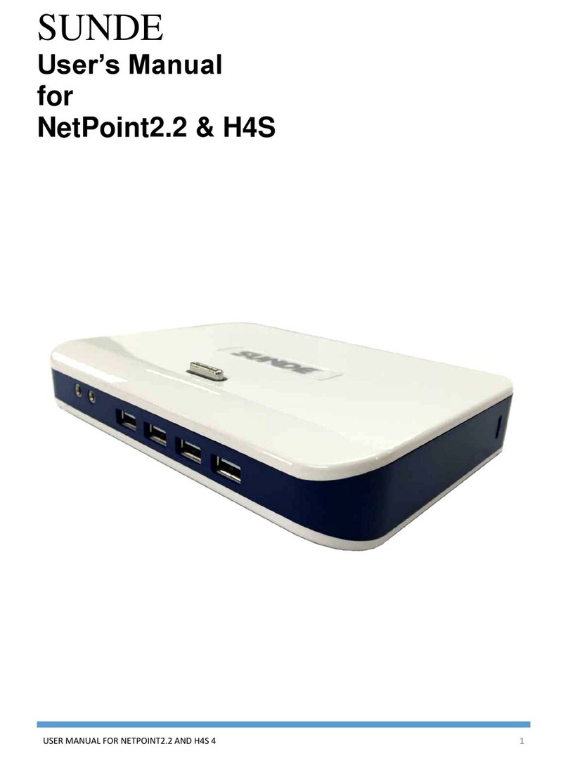 Sunde H4S user manual