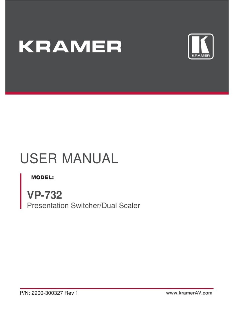 Kramer VP-732 user manual