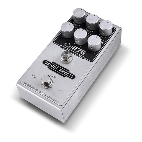Origin Effects cali76 User manual