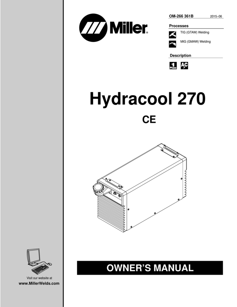 Miller hydracool 270 CE User manual