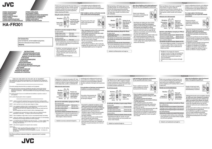 JVC HA-FR301 User manual