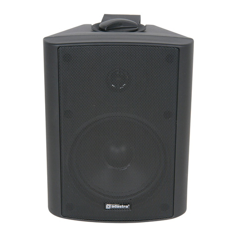 Adastra 952.833UK User manual