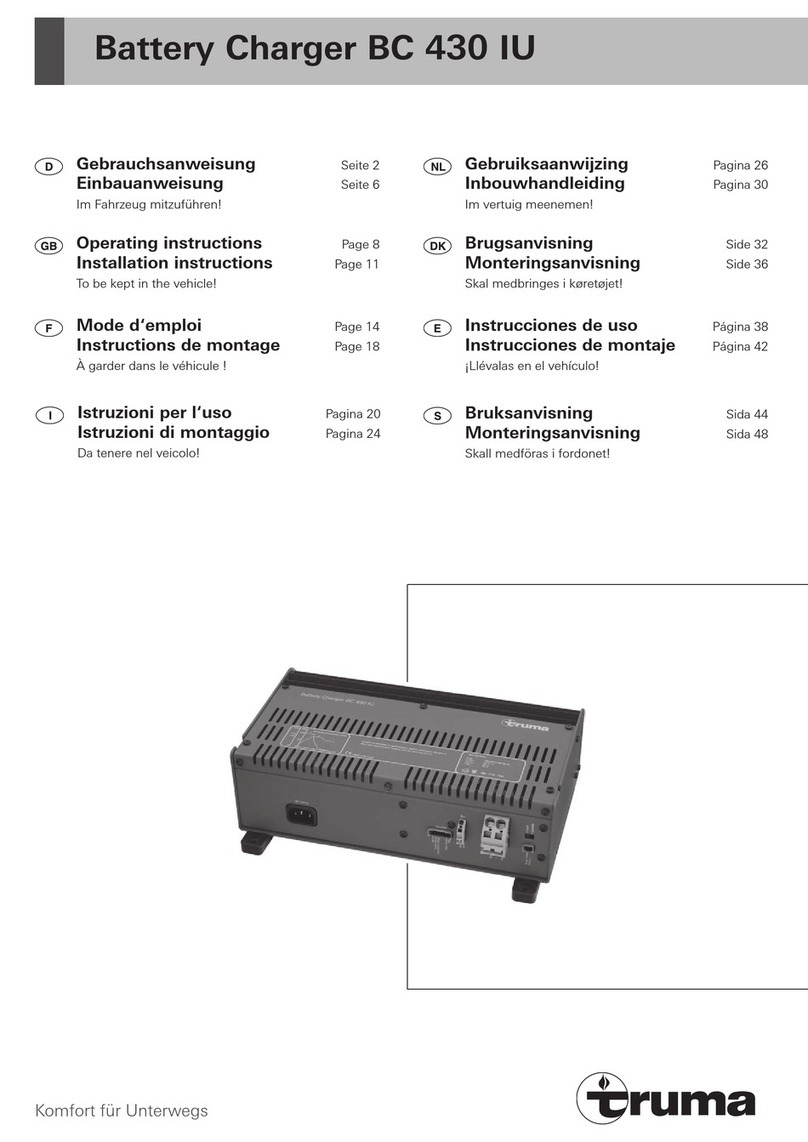 Truma BC 430 IU operating instructions