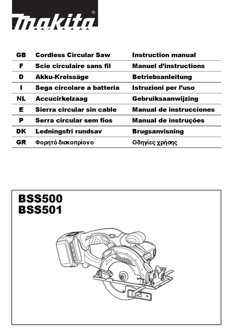 Makita BSS501 instruction manual