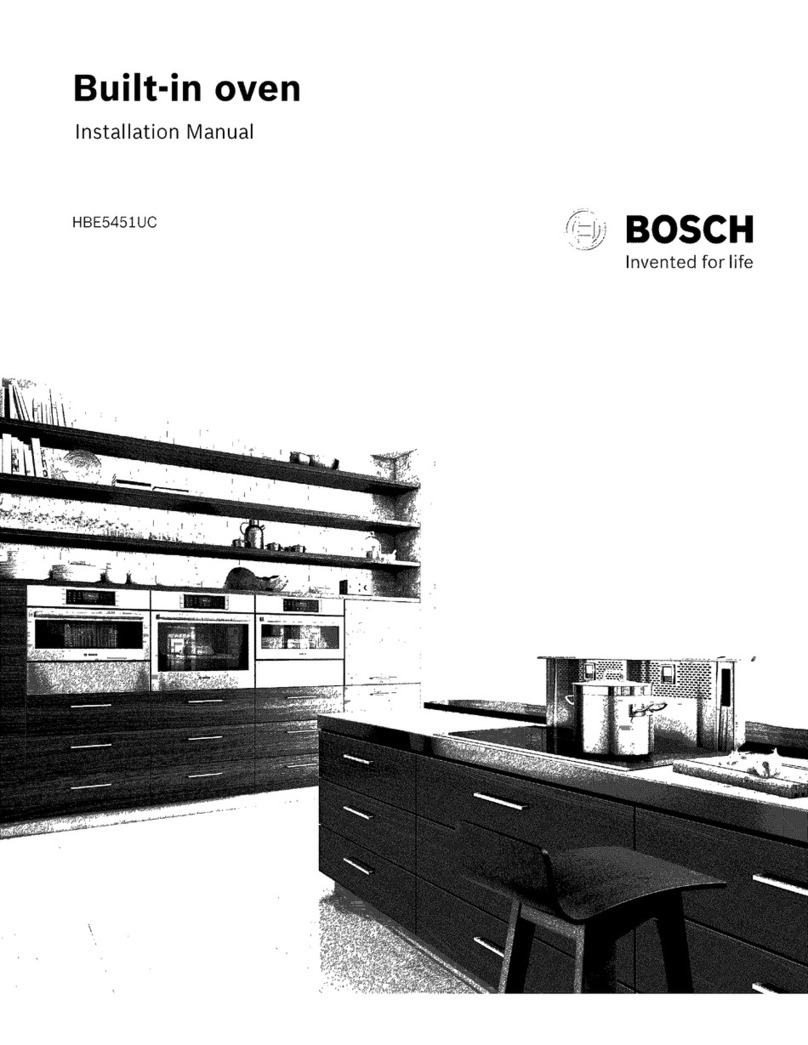 Bosch hbe5451uc User manual