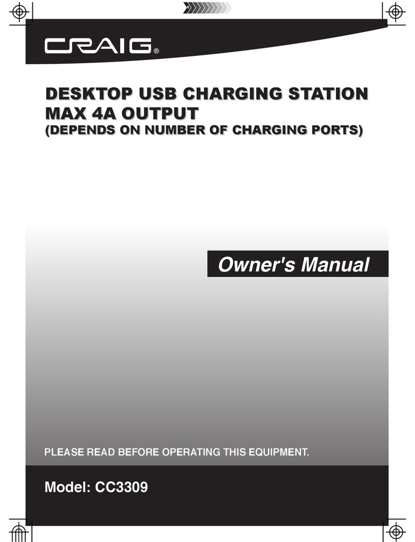 Craig CC3309 owner's manual