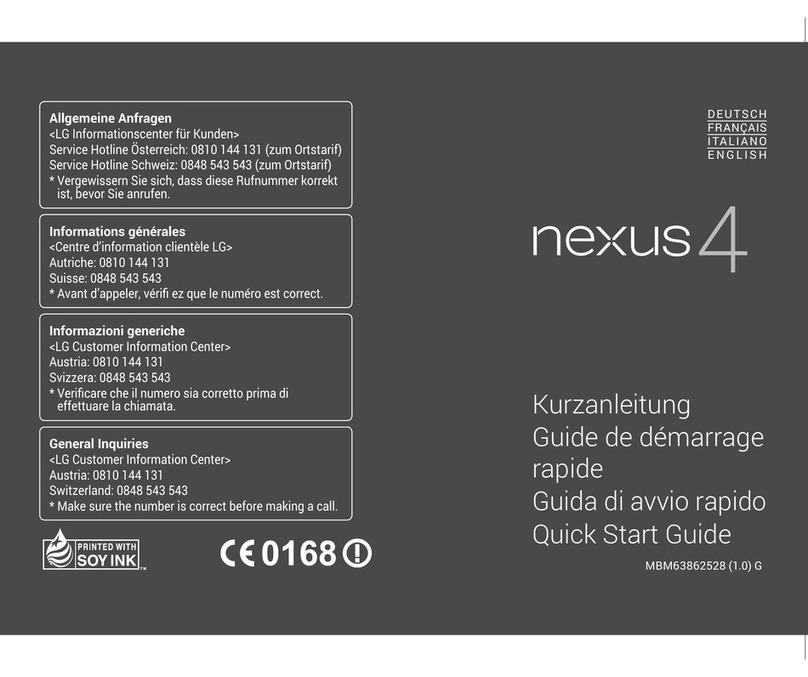 LG Nexus 4 User manual