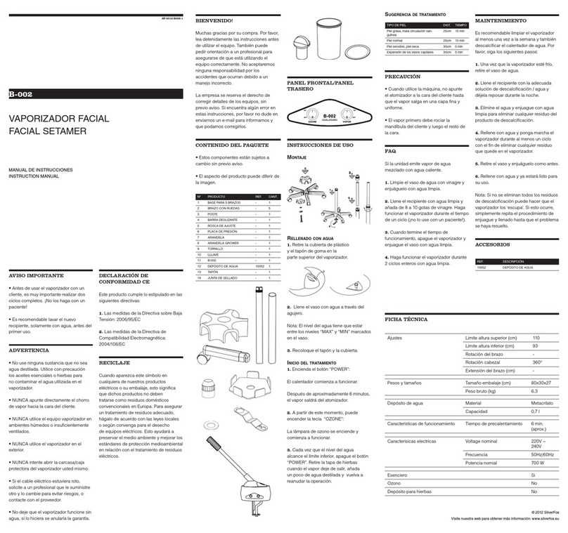 Wichtiger Hinweis B-002 instruction manual