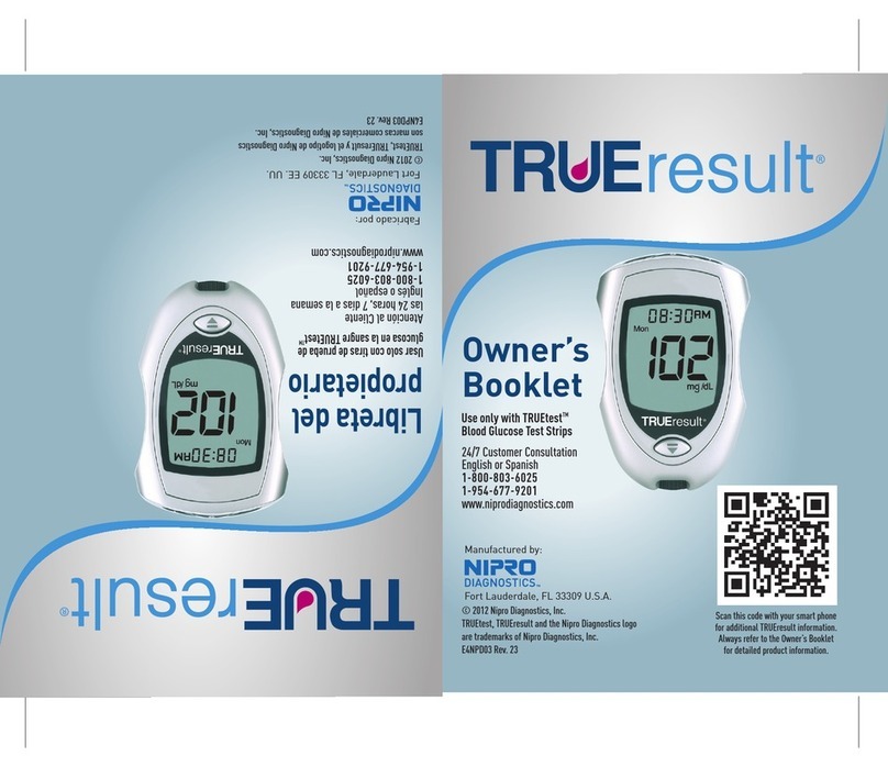 Nipro TrueResult User manual Nipro TrueResult User manual