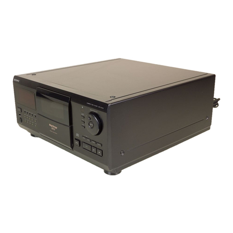 Sony CDP-CX90ES - 200 Disc Cd Changer User manual