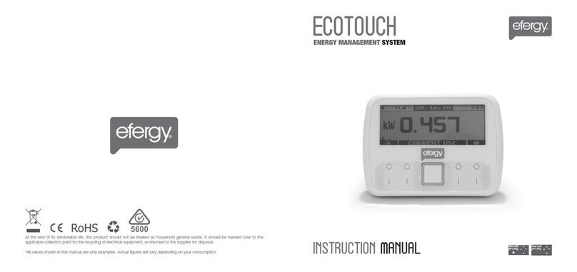 Efergy ecotouch instruction manual