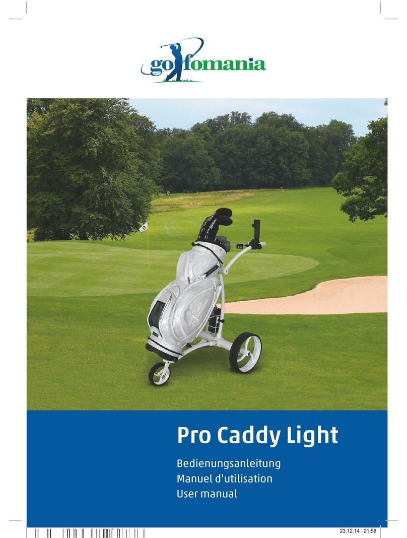 Golfomania Pro Caddy Light user manual