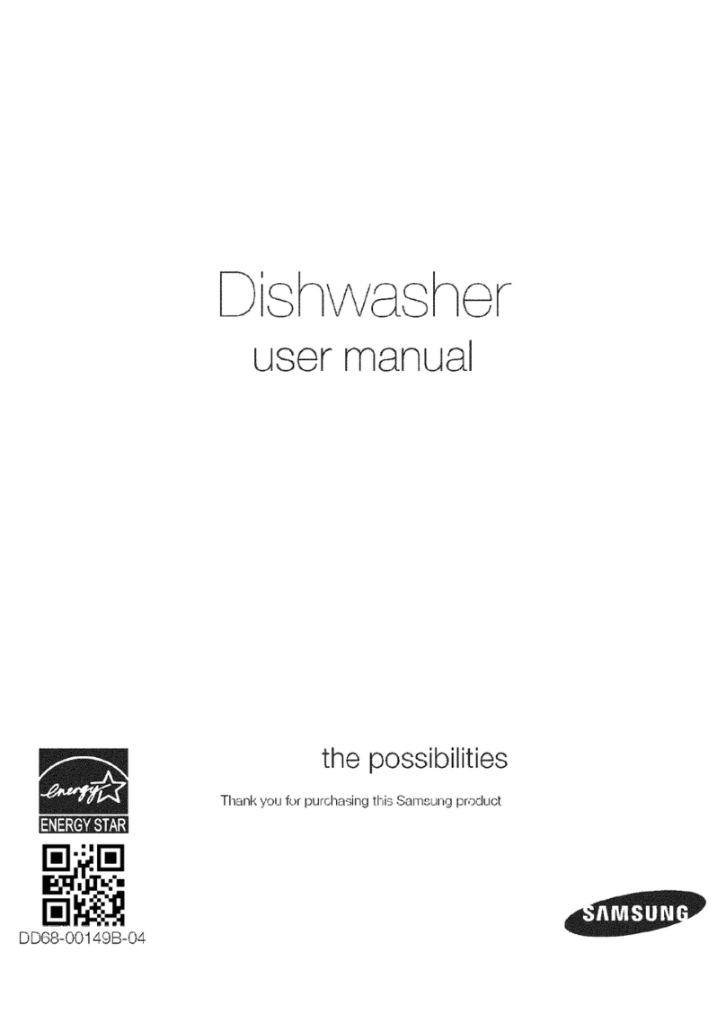 Samsung DW80H997 Series User manual