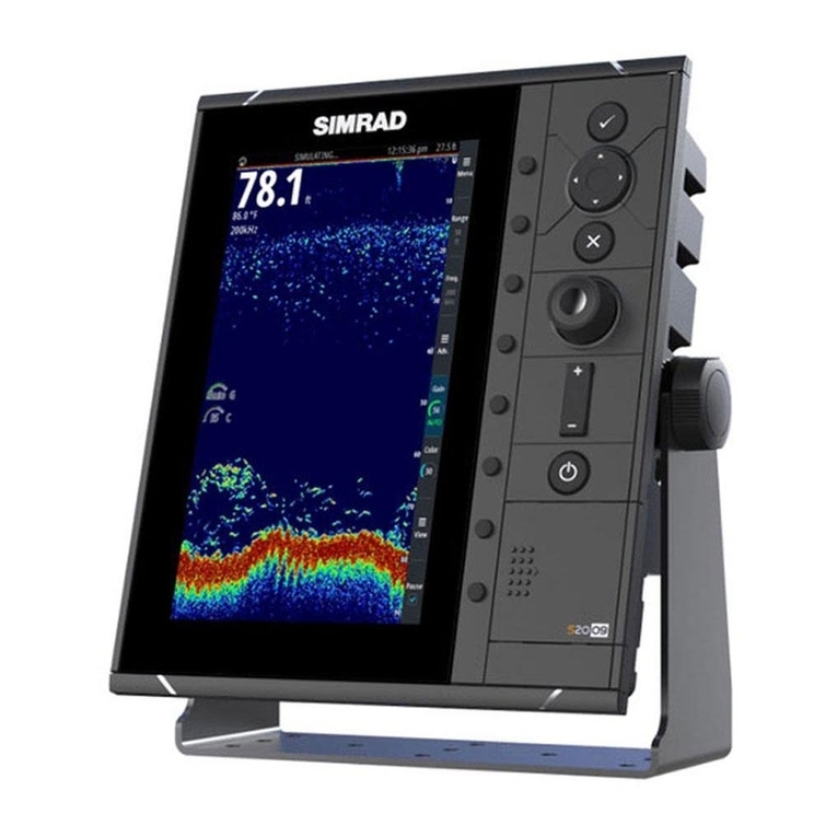 Simrad S2009 user manual