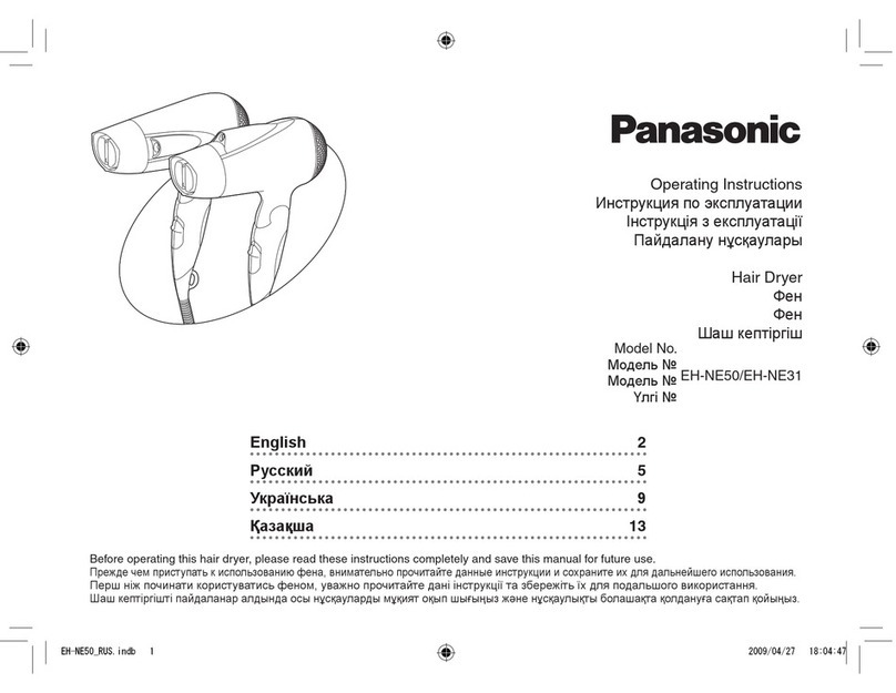 Panasonic EH-NE50 User manual