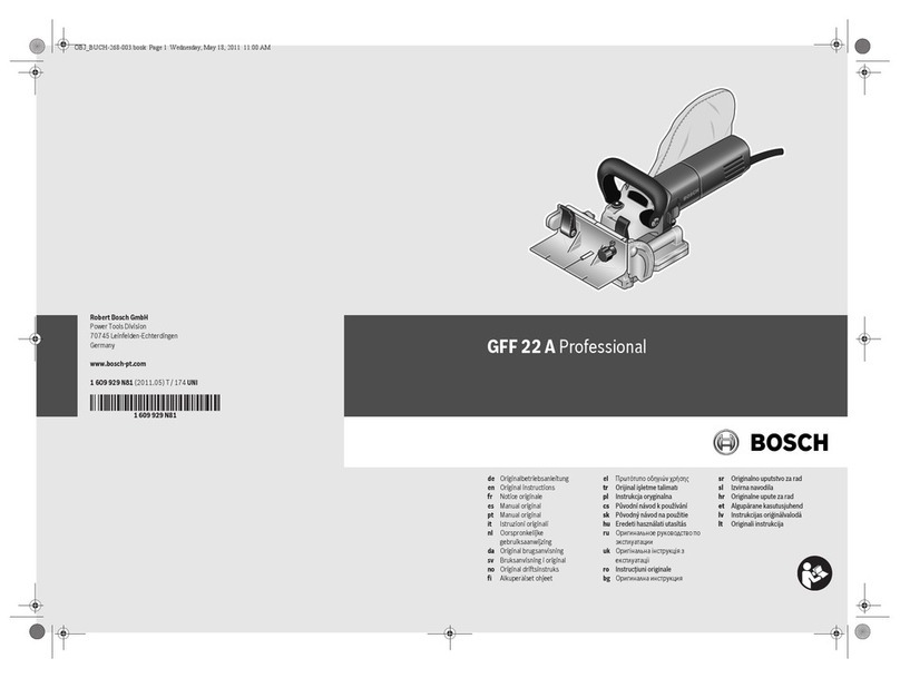 Bosch GFF 22 A Professional User manual