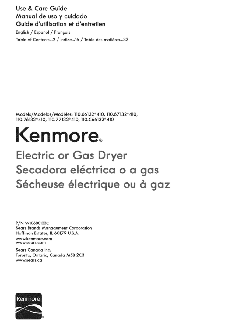 Kenmore W10680133C User manual