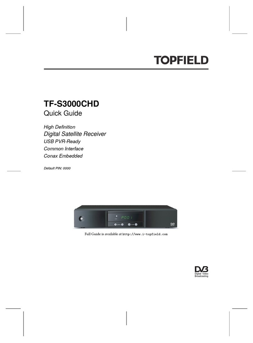Topfield TF-S3000CHD quick guide