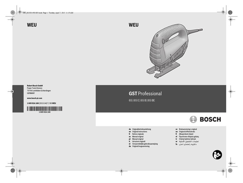 Bosch 65 GST Professional User manual