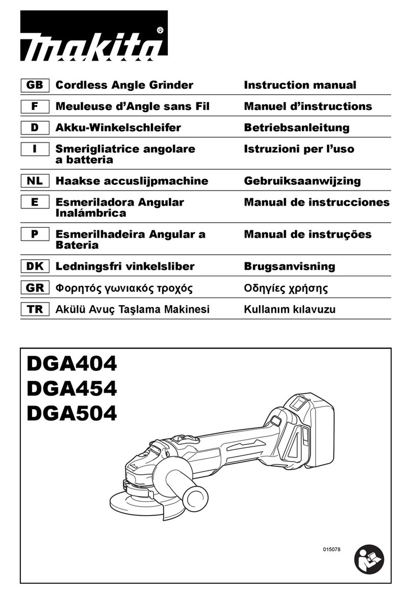 Makita DGA404 instruction manual Makita DGA404 instruction manual