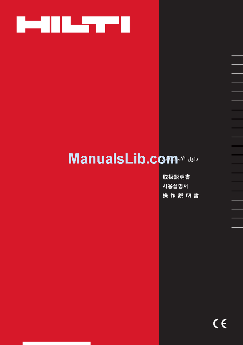 Hilti DX 36 operating instructions