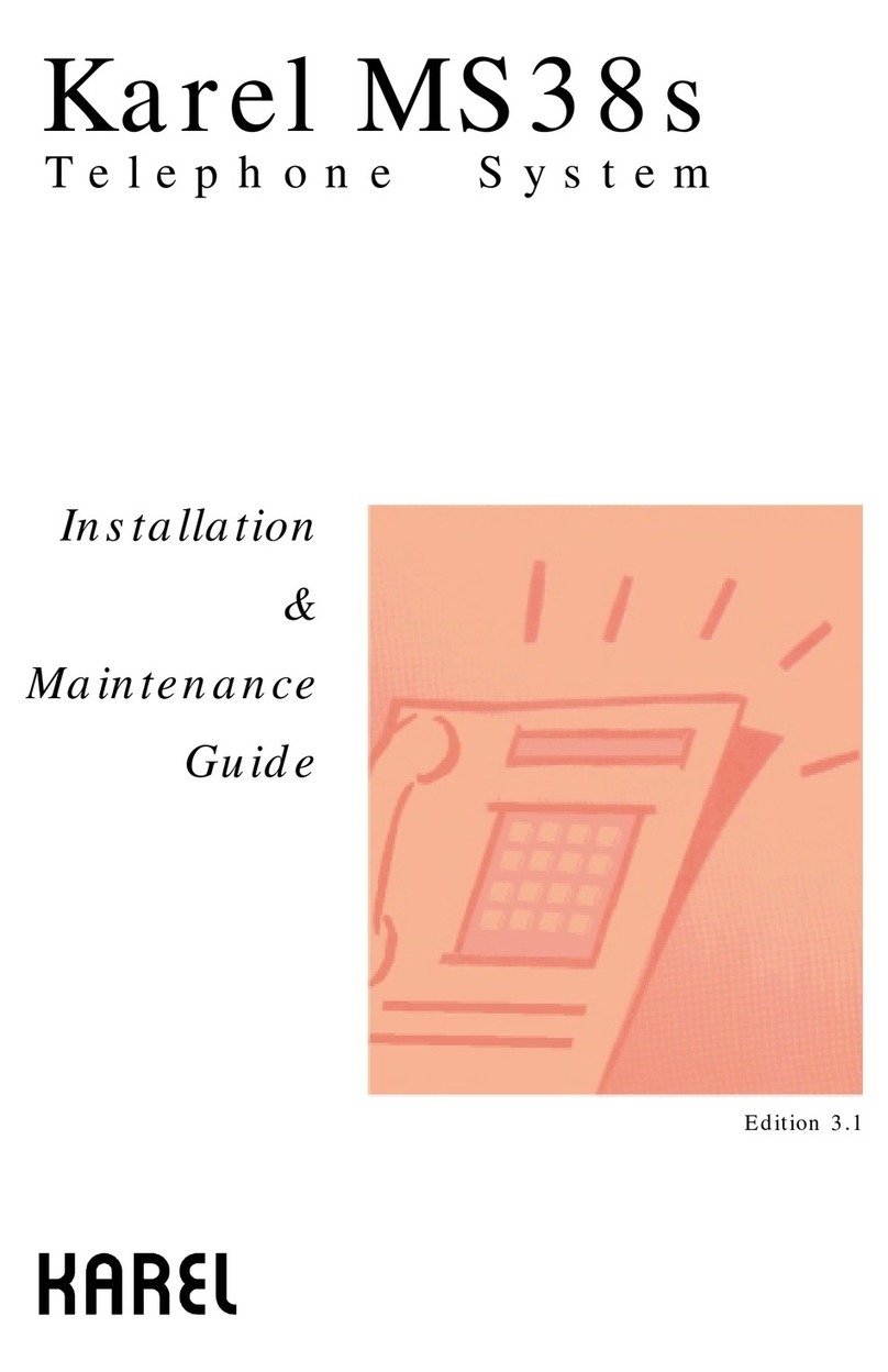 Karel MS38s Installation & maintenance guide
