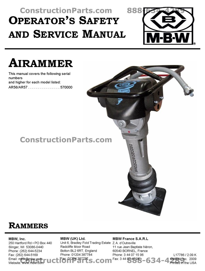MBW AR57 User manual
