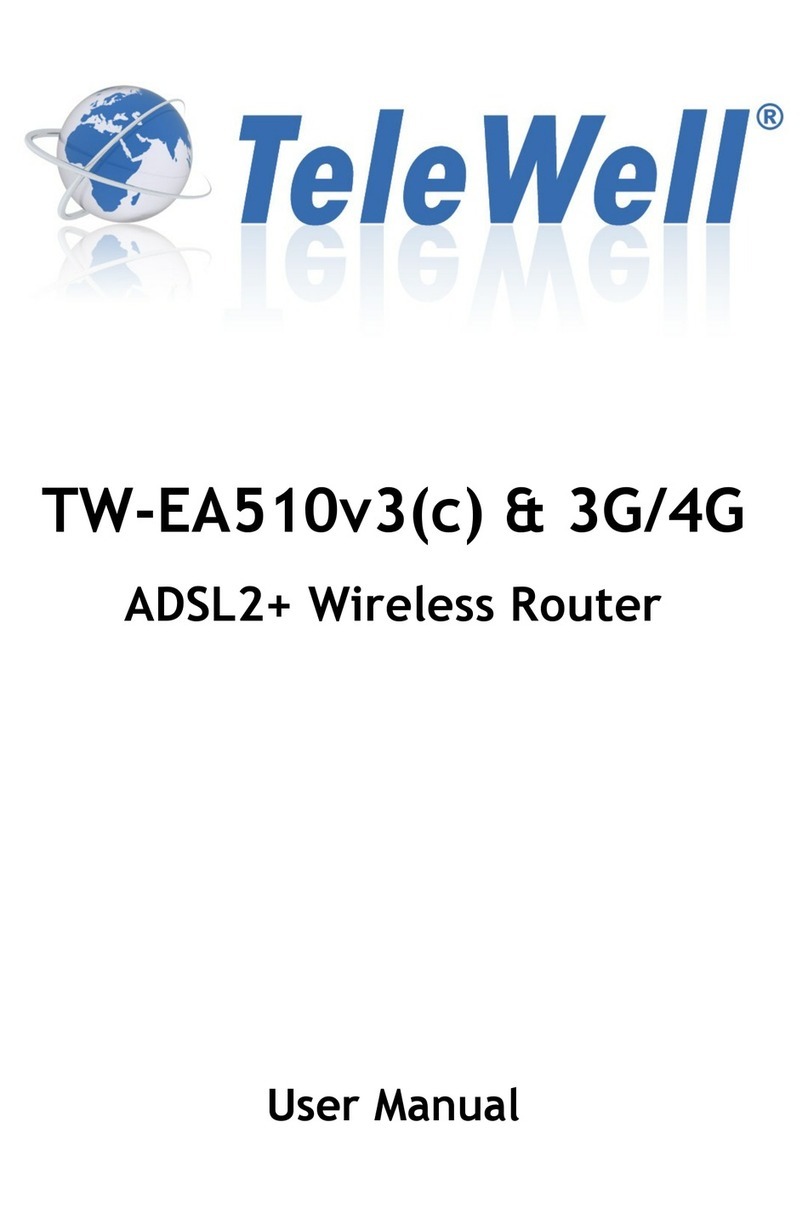 TeleWell TW-EA510v3(c) 3G/4G User manual