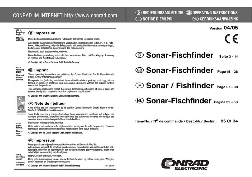Conrad Electronic 85 01 34 operating instructions Conrad Electronic 85 01 34 operating instructions