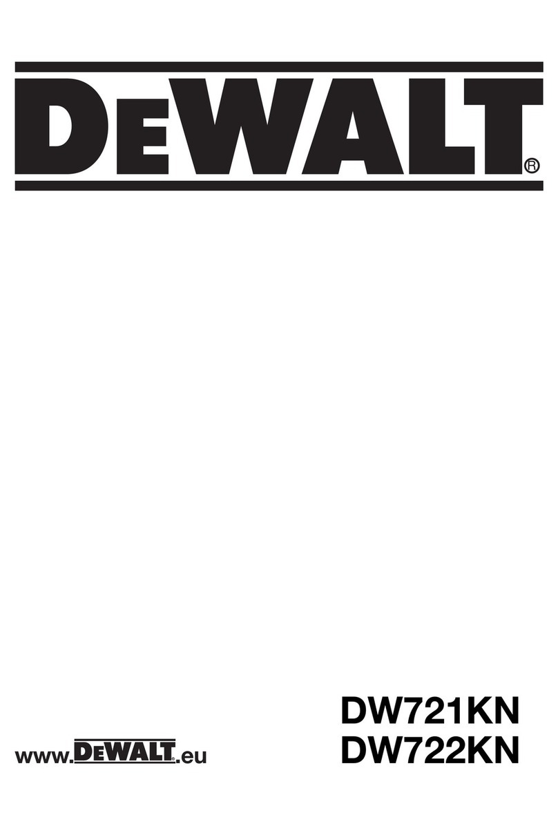 DeWalt DW721KN Operation instructions