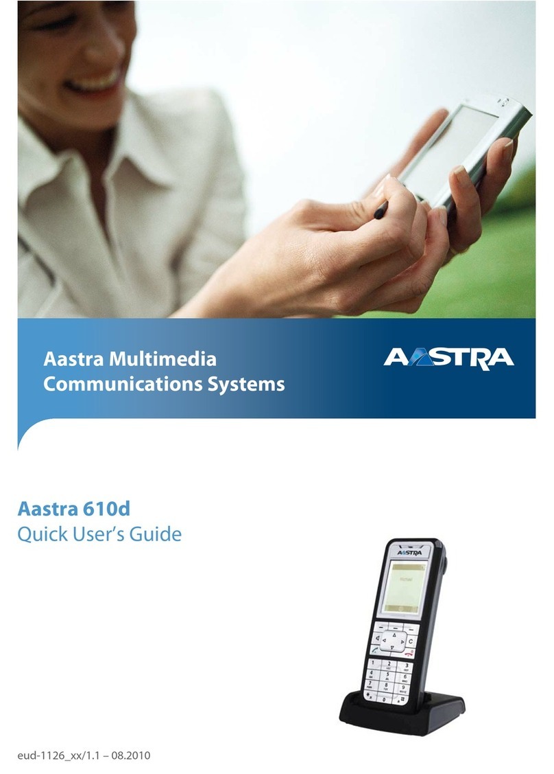 Aastra Aastra 610d Instruction manual