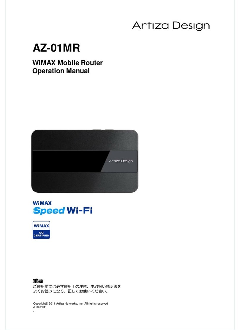 Artiza Design AZ-01MR Operation manual