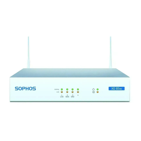 Sophos XG 85w quick start guide