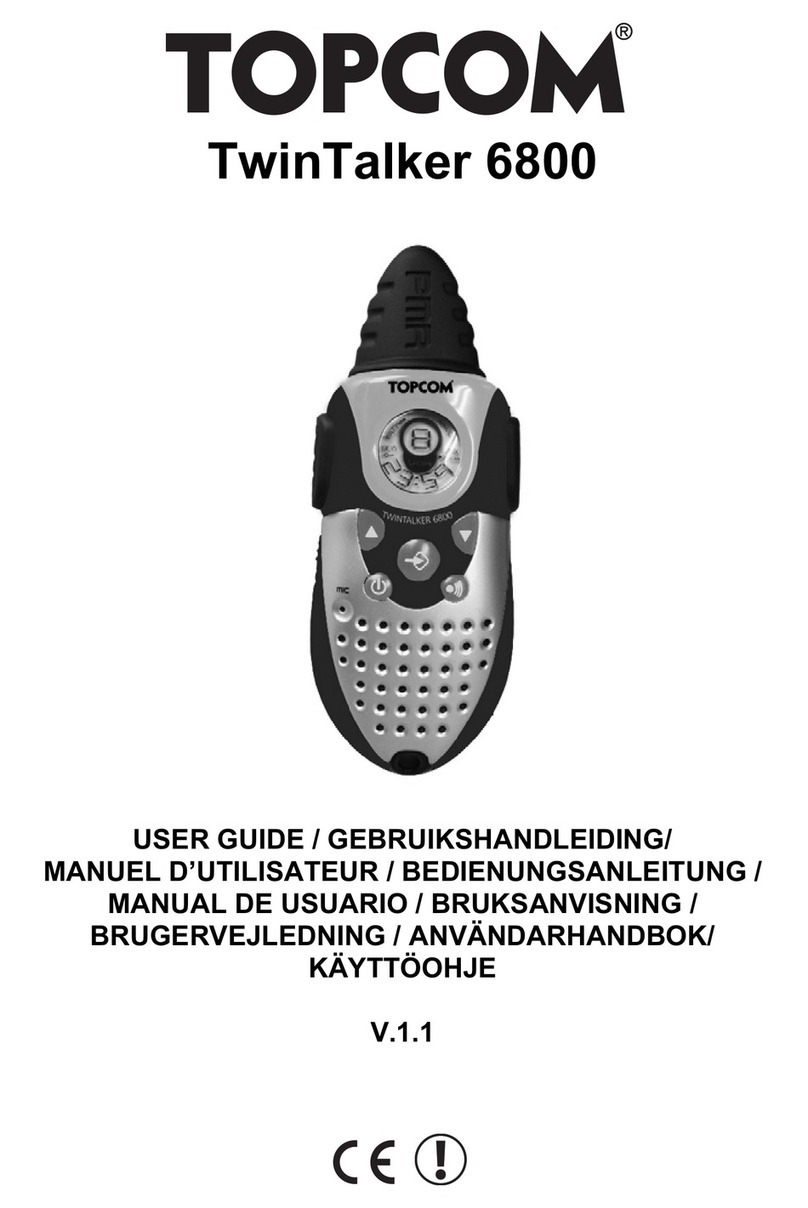 Topcom Twintalker 6800 User manual