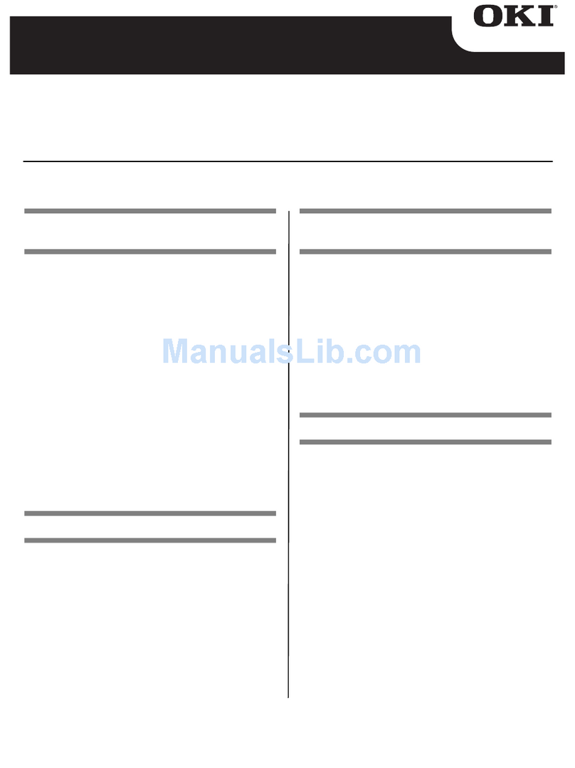 Oki D22540A User manual